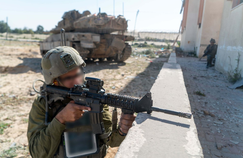  IDF soldiers operating in the Gaza Strip, March 13, 2024. (credit: IDF SPOKESPERSON UNIT)