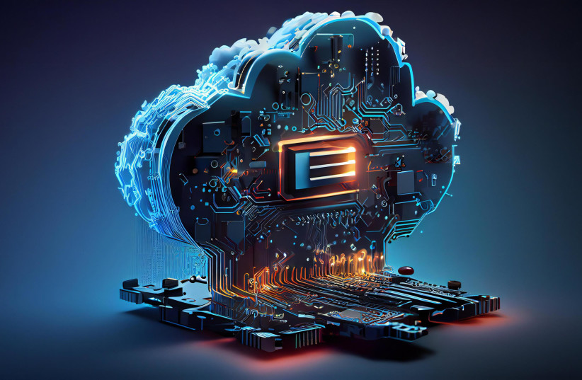  Futuristic cloud computing technology (illustrative) (credit: INGIMAGE)