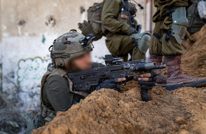 IDF troops operate in the Gaza Strip. March 17, 2024.
