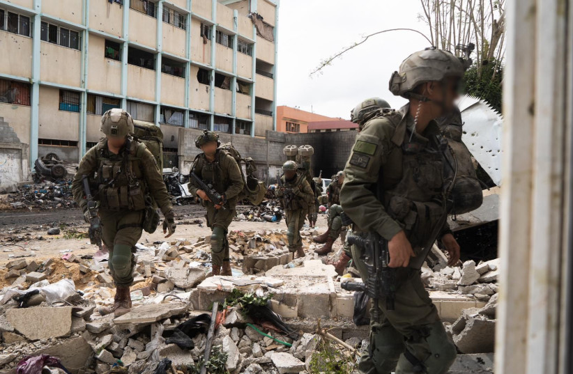  IDF troops operate in the Gaza Strip. March 19, 2024. (credit: IDF SPOKESPERSON'S UNIT)