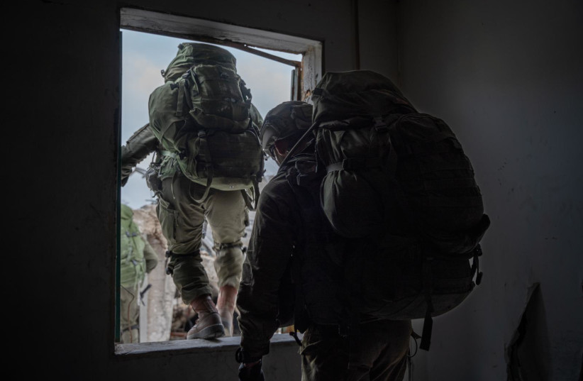   IDF troops operate in the Gaza Strip. March 19, 2024. (credit: IDF SPOKESPERSON'S UNIT)