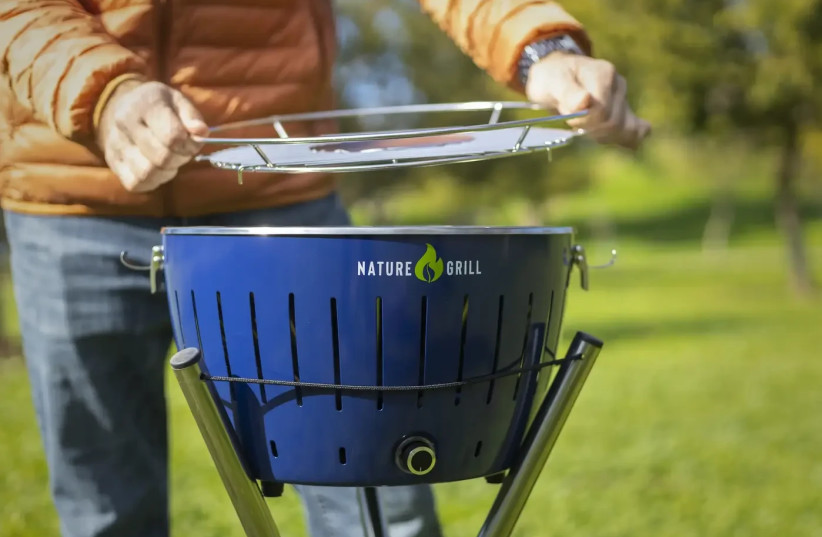  Neitzer Grill ecological charcoal grill, price: NIS 1,205 before discount (credit: PR)