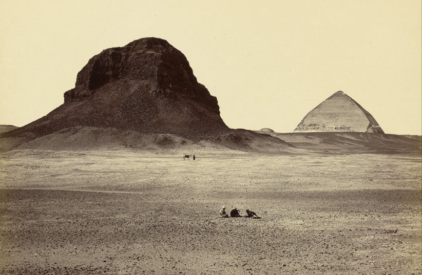  Pyramids of Dahshur. (credit: PUBLIC DOMAIN)