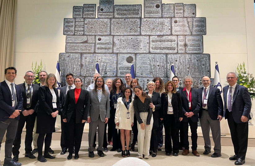  Academics from Harvard, Stanford, Dartmouth, Yale, International School for  Advanced Studies, and Universita Kore, Enna on a delegation to Israel. (credit: Israel Destination)