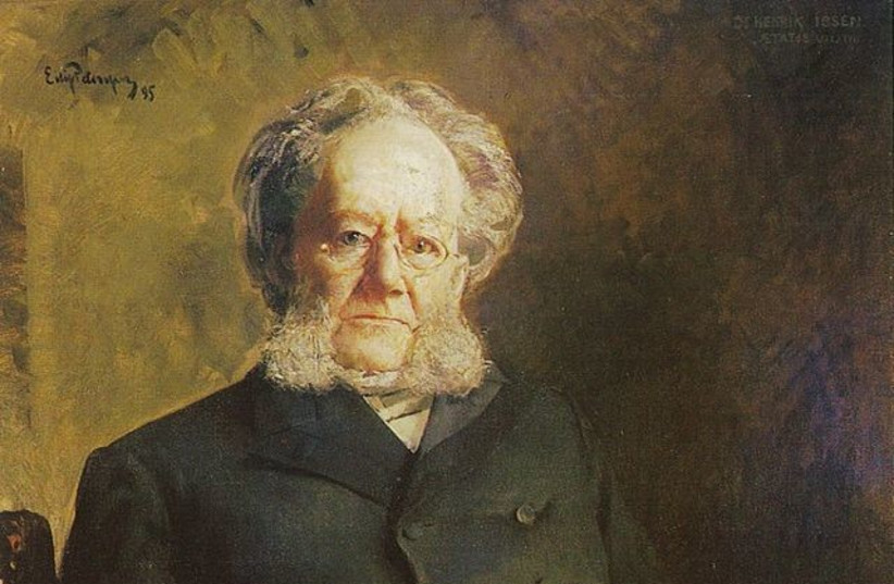  Henrik Ibsen, 19th century Norwegian playwright and theatre director. (credit: Wikimedia Commons)