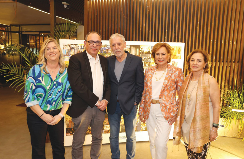  FROM LEFT: Elem CEO Tali Erez, rabbi Shai Piron, Meir Cohen, Nava Barak and entrepreneur and social activist Judith Recanati, who is the founder of NATAL, the Israel Trauma and Resilience Center. (credit: ITZIK BIRAN)