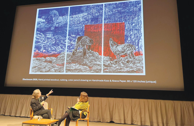  ORIT HOFSHI  discusses her work with shelly Langdale at the National Gallery in Washington  (credit: Nittai Hofshi/Netta Hofshi)