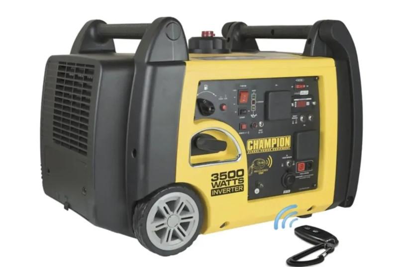  champion 3500 watt inverter petrol generator premier. The price is NIS 3499 on the Mahesh Elektrik website (credit: PR)