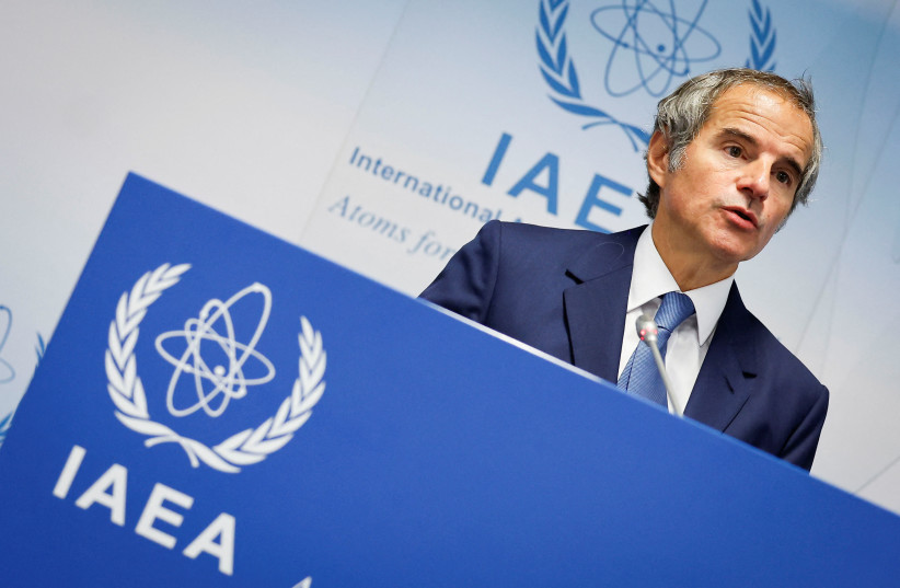  Director General of the International Atomic Energy Agency (IAEA) Rafael Grossi holds a press conference on the opening day of a quarterly meeting of the IAEA Board of Governors in Vienna, Austria, March 4, 2024. (credit: LISA LEUTNER/REUTERS)