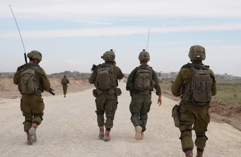  IDF operating in the Gaza Strip on April 11, 2024 (credit: IDF SPOKESMAN’S UNIT)