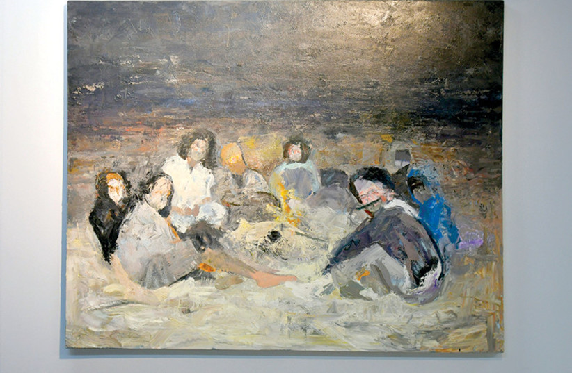 Painting at Jerusalem Artists' Studio