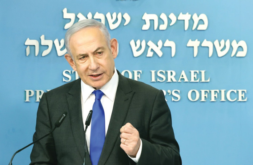  Netanyahu (credit: Marc Israel Sellem, Flash 90)
