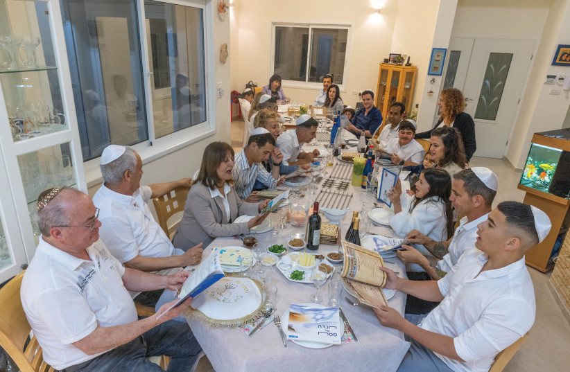  THE PASSOVER Seder. (credit: YOSSI ALONI/FLASH90)