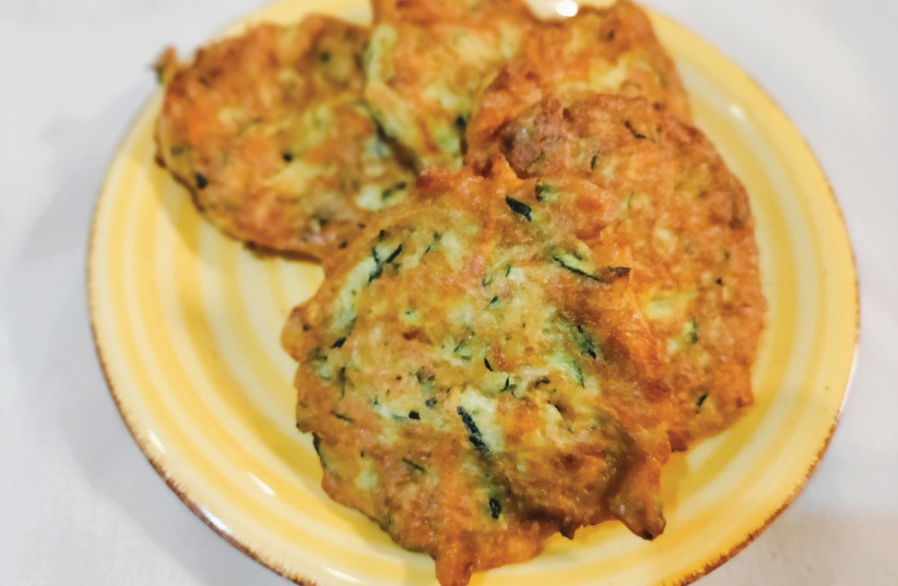  Zucchini carrot fritters (credit: HENNY SHOR)