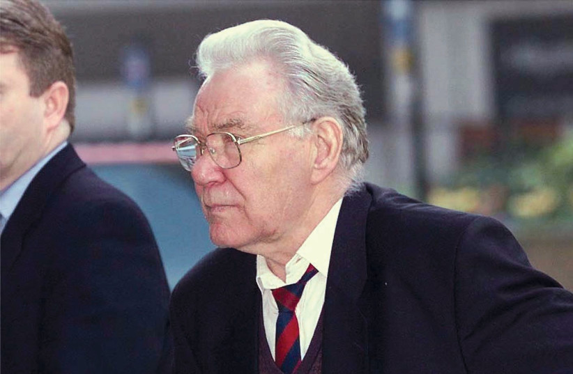  In Britain’s first war crimes trial at the Old Bailey in 1999, Anthony Sawoniuk was given two life sentences in 1999 for the murder of 18 Jews in his hometown of Domachevo, which was then in Nazi-occupied Byelorussia (now Belarus) in 1942. (credit: REUTERS)
