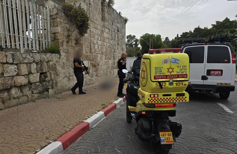 Terrorist stabbing attack in Ramle leaves 18-year-old woman in serious condition (credit: MAGEN DAVID ADOM)