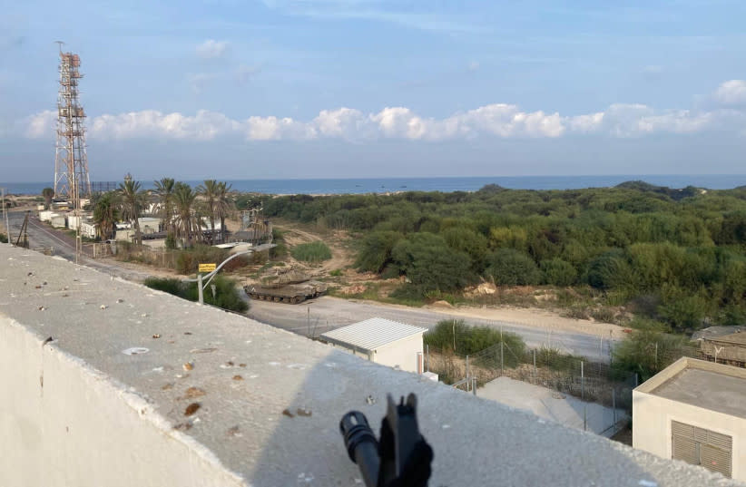  Una VISTA de la playa de Zikim (credit: IDF SPOKESPERSON UNIT)