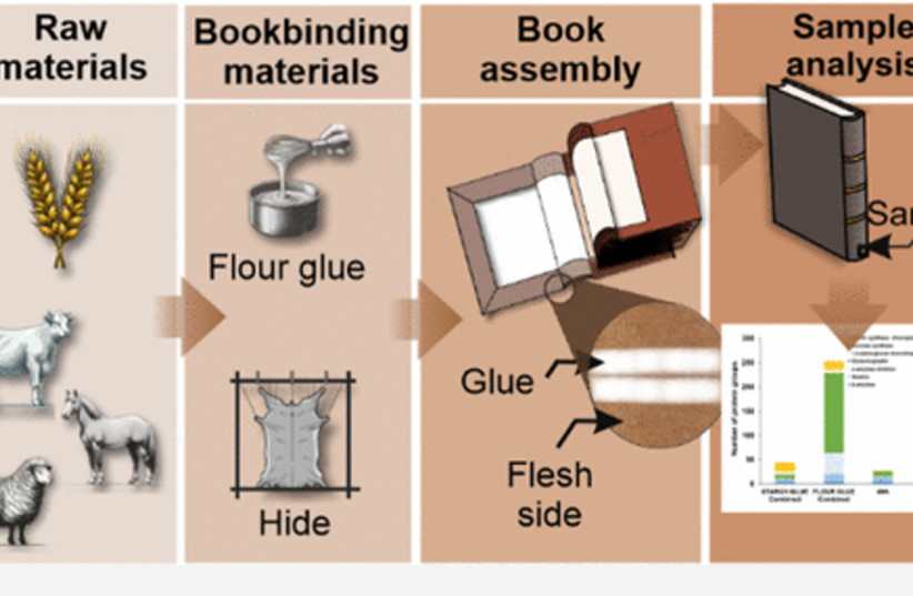  Bookbinding process flow chart (credit: Journal of Proteome Research)