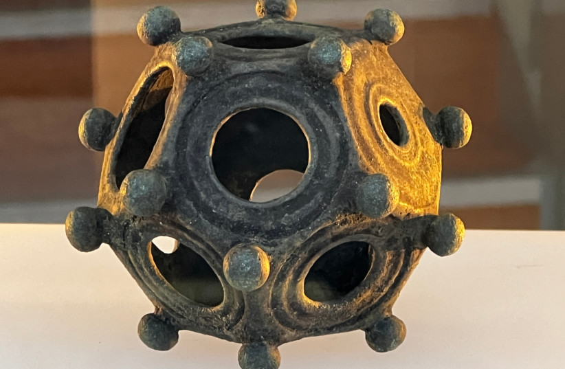 Mysterious Roman dodecahedron found in Norton Disney to go on display in Lincolnshire for the first time (credit: Norton Disney History and Archaeology Group via Lincolnshire County Council)