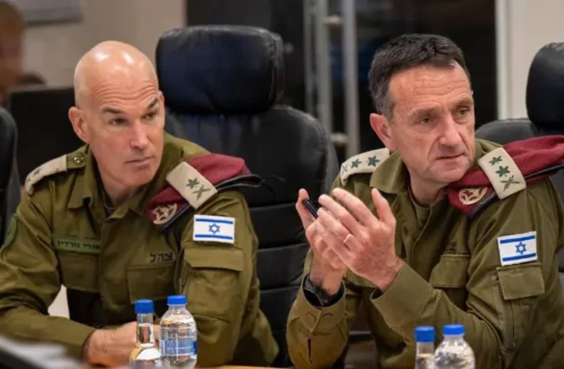  Chief of Staff Herzi Halevi at the Northern Command (credit: IDF SPOKESPERSON UNIT)