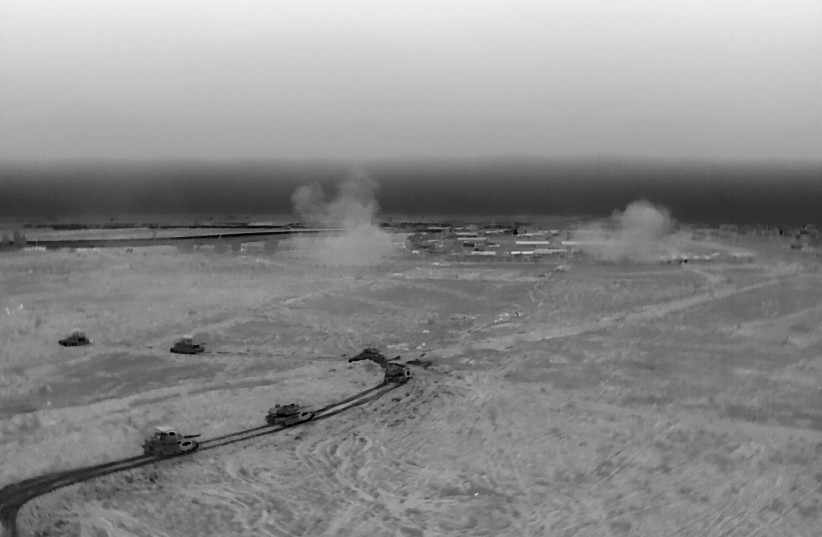  Tanques de la Brigada 401 entran en Rafah oriental, 8 de mayo de 2024 (crédito: IDF SPOKESPERSON'S UNIT)