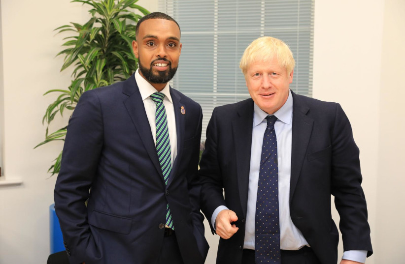  United Kingdom Conservative Party Vice Chairman Mohamed Ali with Boris Johnson. (credit:  UK Conservative Party)