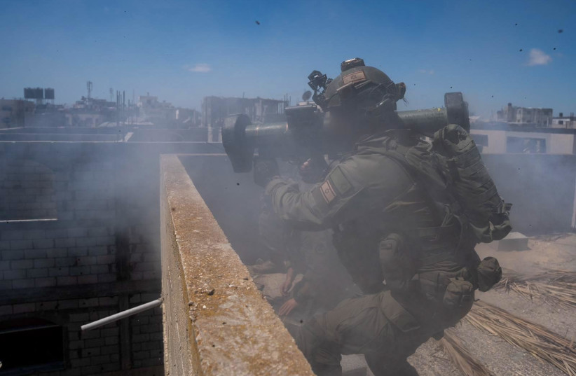 IDF Givati Brigade operates in eastern Rafah. May 18, 2024. (credit: IDF SPOKESPERSON UNIT)