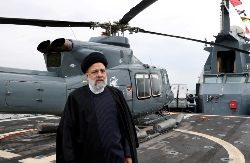  Iranian President Ebrahim Raisi visits the military equipment of IRGC Navy in Bandar Abbas, Iran, February 2, 2024. (credit: IRAN'S PRESIDENCY/WANA (WEST ASIA NEWS AGENCY)/HANDOUT VIA REUTERS)