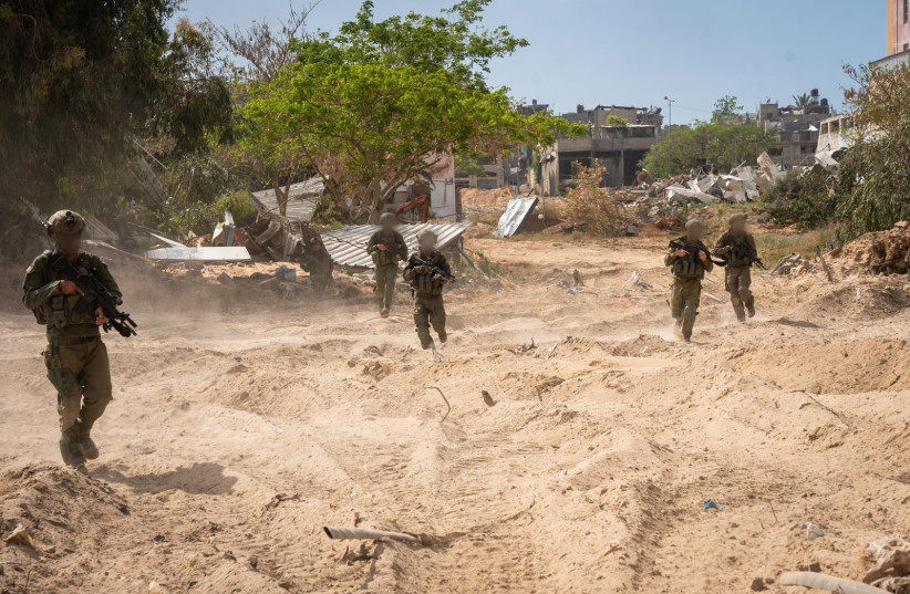 IDF soldiers operating in the Gaza Strip, May 21, 2024. (credit: IDF SPOKESPERSON'S UNIT)
