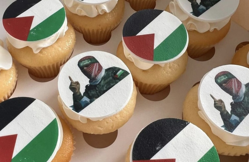  Hamas-themed cupcakes baked by an Australian bakery for a birthday party. Uploaded on 22/5/2024 (credit: COURTESY OF AUSTRALIAN JEWISH ASSOCIATION)