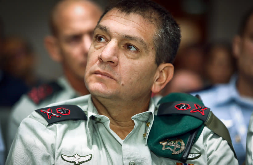   El comandante de la Inteligencia Militar de las FDI, Aharon Haliva, en Tel Aviv, el 4 de noviembre de 2022. (credit: Gideon Markowicz/Flash90)