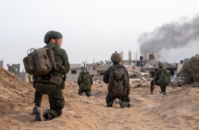  IDF soldiers operate in the Gaza Strip, May 22, 2024 (credit: IDF SPOKESPERSON'S UNIT)