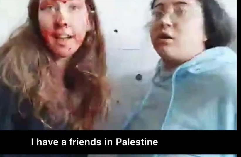 Screenshot of video provided by the Hostages and Missing Families Forum of observers getting kidnapped to Gaza, May 22, 2024.