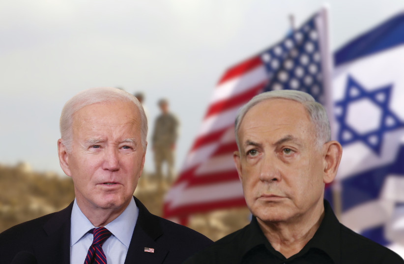  (L-R): US President Joe Biden, Prime Minister Benjamin Netanyahu  (credit: FLASH90, REUTERS)