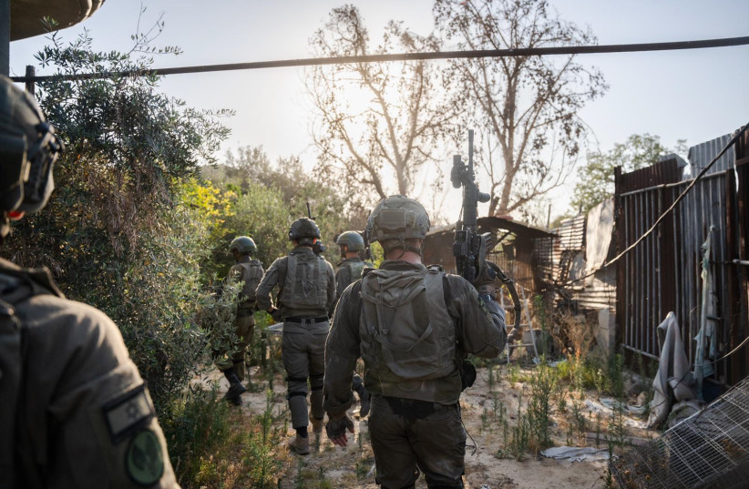 IDF soldiers operating in the Gaza Strip, June 9, 2024 (credit: IDF SPOKESPERSON'S UNIT)