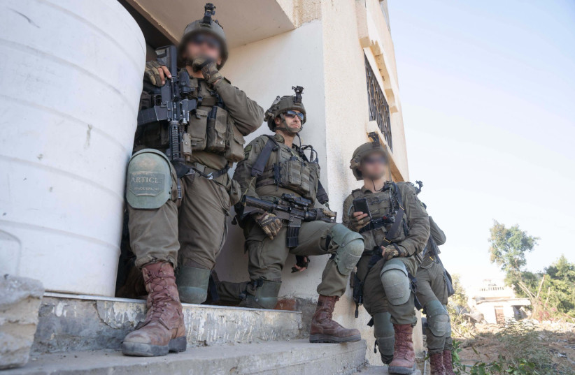 IDF operating in Gaza prior to hostage rescue operation that took place on June 8, 2024 (credit: IDF SPOKESMAN’S UNIT)