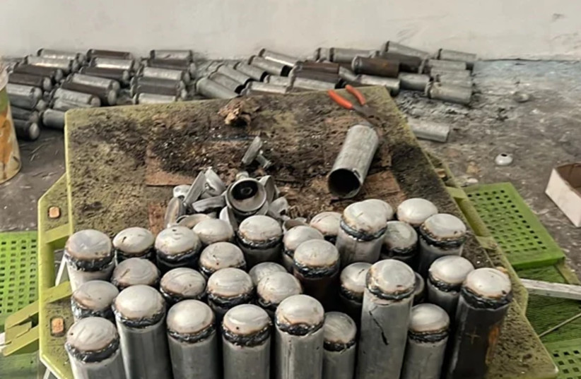  Explosive devices seized by the IDF during a raid in the West Bank, June 11, 2024. (credit: IDF SPOKESPERSON'S UNIT)