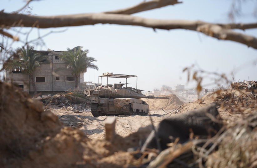  The 162nd Division of the IDF's Armored Brigade operating in Rafah, June 2024 (credit: IDF SPOKESPERSON'S UNIT)