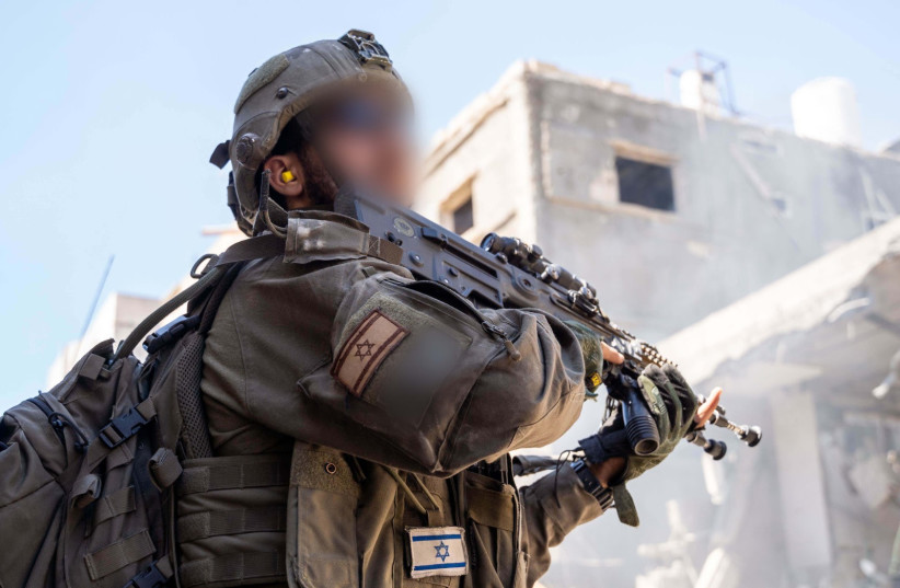   IDF troops operate in the Gaza Strip. June 17, 2024. (credit: IDF SPOKESPERSON'S UNIT)