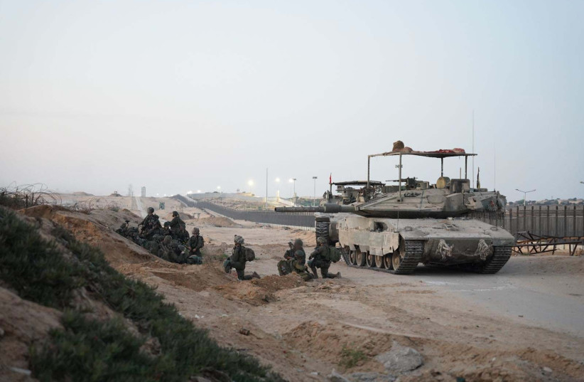  IDF troops operate in the Gaza Strip. June 17, 2024. (credit: IDF SPOKESPERSON'S UNIT)