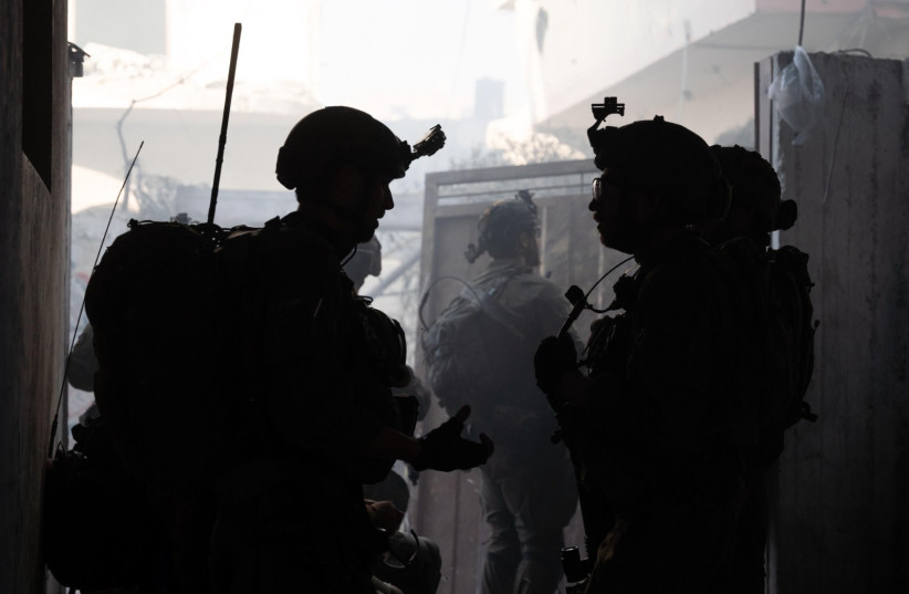  IDF soldiers operate in the Gaza Strip, June 19, 2024 (credit: IDF SPOKESPERSON'S UNIT)