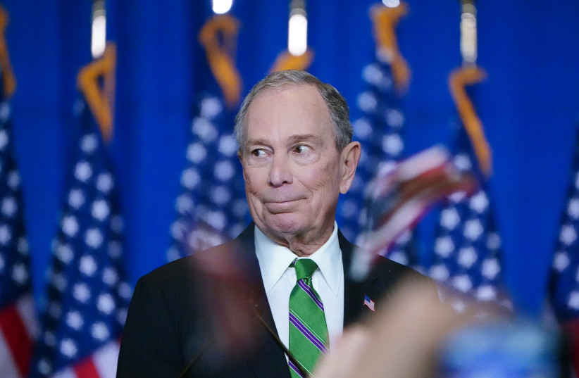  Former Democratic U.S. presidential candidate Mike Bloomberg appears at a news conference after ending his campaign for president in Manhattan in New York City, New York, U.S., March 4, 2020.  (credit:  REUTERS/Carlo Allegri)