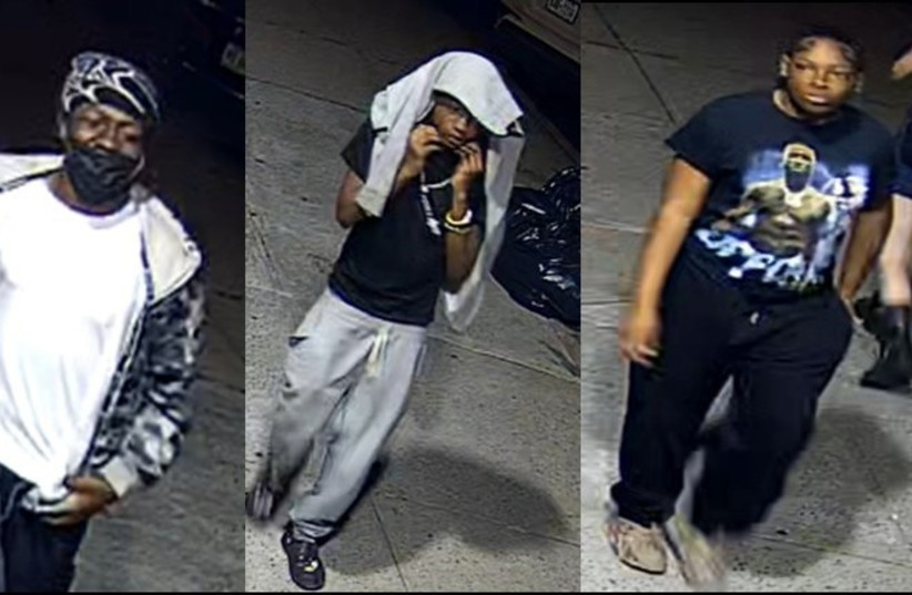 Suspects in a June 6 antisemitic assault in New York City. (credit: NYPD)