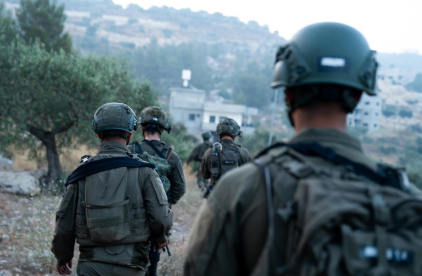  IDF soldiers operating in the West Bank, June 23, 2024. (credit: IDF SPOKESPERSON'S UNIT)
