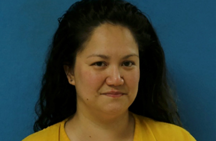 Elizabeth Wolf, accused of the attempted drowning of a 3-year-old Palestinian-American Muslim girl, poses for an undated police booking photograph in the Dallas suburb of Euless, Texas, U.S.  (credit:  Euless Police Department/Handout via REUTERS)