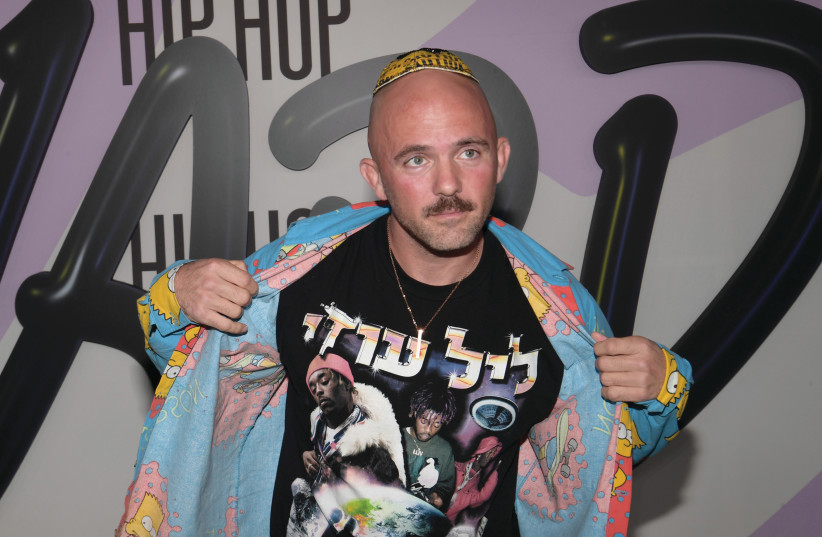 KOSHA DILLZ – real name Rami Even-Esh – attends the BET Hip Hop Awards 2023 in a Hebrew-language T-shirt tribute to rapper Lil Uzi Vert, in Atlanta, Oct. 3. The two teamed up in 2017 on the ‘My Uzi is Kosha’ rap duo. (credit: Marcus Ingram/Getty Images)