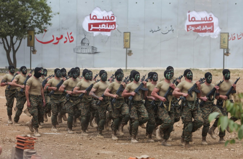  Hezbollah drill in southern Lebanon (credit: REUTERS)