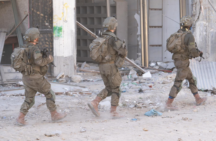   IDF troops operate in the Gaza Strip. July 2, 2024.  (credit: IDF SPOKESPERSON'S UNIT)