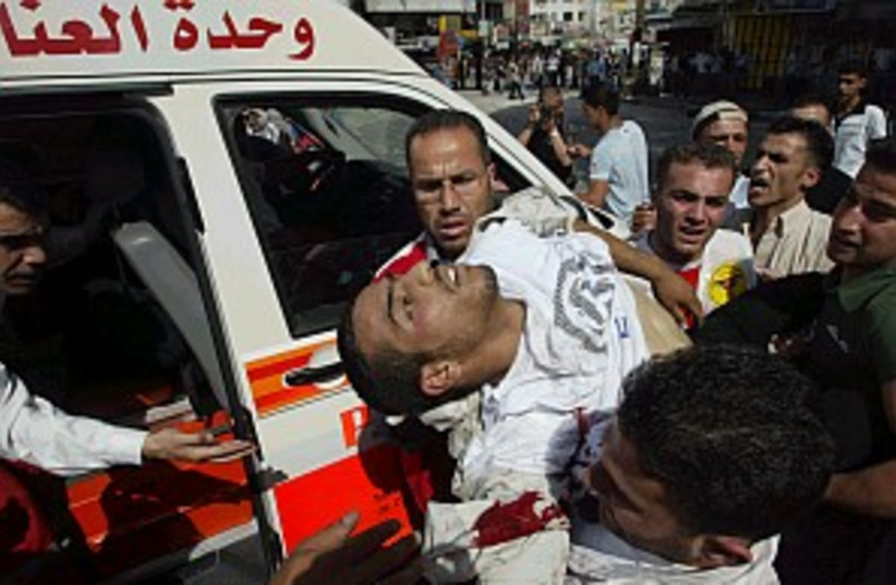 Wound Palestinian 298.88 (photo credit: Ahmad Gharabli)