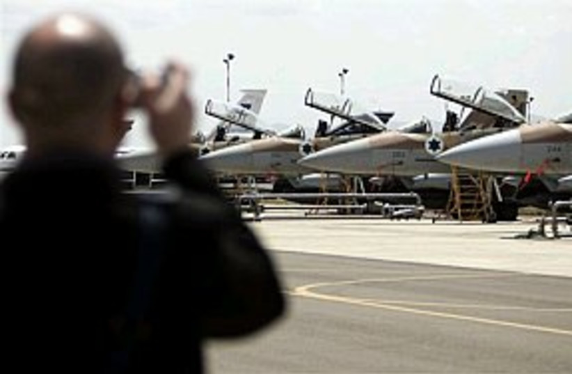 iaf jets lined up real n (photo credit: AP [file])